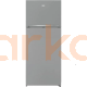 ثلاجة بيكو بتكنولوجيا برو سمارت انفرتر، نوفروست، 2 باب، 420 لتر، ستانلس ستيل - Beko Refrigerator With ProSmart Inverter Technology, Nofrost, 2 Doors, 420 Liters, Stainless Steel - RDNE430K02DXI