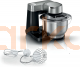 كيتشن ماشين بوش، 900 وات، ستانلس ستيل واسود - Bosch Kitchen Machine, 900 Watt, Black and Stainless Steel - MUMS2VM00