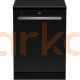 غسالة أطباق ستاندرد بيكو، 15 فرد، 60 سم، اسود - Beko Standard Dishwasher, 15 Place Settings, 60 cm, Black - DEN48520GB