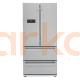 ثلاجة بيكو ديجيتال بمبرد مياه، نو فروست، 605 لتر، 2 باب و 2 درج ، فضي - Beko Digital Refrigerator With Water Dispenser, No Frost, 605 Liters, 4 Doors, Silver - GNE60500X