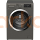 غسالة ملابس بيكو فول اوتوماتيك ديجيتال تحميل امامي ، سعة 7 كيلو ، رمادى ، بخار - Beko Front Loading Digital Full Automatic Washing Machine , 7 Kg , Grey , Steam - WTV7512XMCI